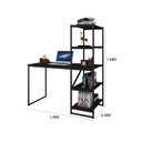 Ver imagem 3 de Escrivaninha Mesa Escritório com Estante 130cm Home Office Fit Yescasa