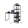 Escrivaninha Mesa Escritório com Estante 130cm Home Office Fit Yescasa - 3