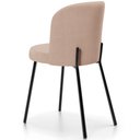Ver imagem 7 de Kit 5 Cadeiras Sala de Jantar Estofada Gavi L02 Linho Rosê - Lyam Decor