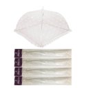 Ver imagem 1 de Kit 4 Protetor Tela Mosquiteiro 35cm Para Bolo E Alimentos