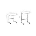 Ver imagem 3 de Mesa Lateral com Rodízio Steel Wood Placa e Ponto