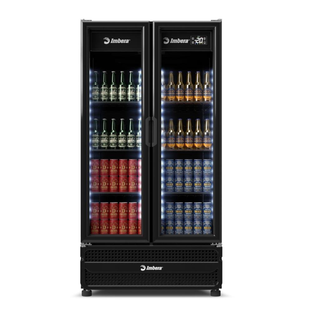 Cervejeiro Expositor 2 Portas de Vidro 810 Litros Full Black Ccv480 220v - Imbera - 4