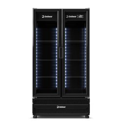 Cervejeiro Expositor 2 Portas de Vidro 810 Litros Full Black Ccv480 220v - Imbera - 2
