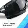 Oculos Sol Masculino Esportivo Ciclismo Preto Proteção Uv Armação Preta Qualidade Premium - 2