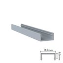 Ver imagem 2 de Perfil para Fita de Led Rm-329 Sobreposto Barra 03 Metros Natural Rometal 01 Unidade