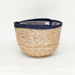 Cesto de Fibra Natural Redondo com Alça 79210:M - 1