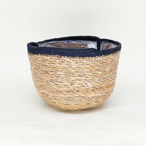 Cesto de Fibra Natural Redondo com Alça 79210:M