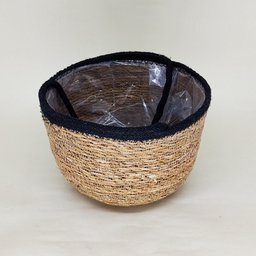Cesto de Fibra Natural Redondo com Alça 79210:M - 2