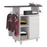 Tábua de Passar com Balcão 01 Porta Lis Branco 107 cm - D'Rossi DRossi - 1