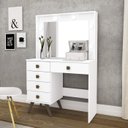 Ver imagem 1 de Pendeadeira 93,5cm 5 Gavetas com Luzes Led e 1 Tomada Msm 437 Movelbento