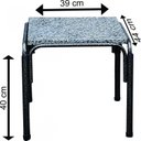 Ver imagem 4 de Conjunto de Varanda 4 Cadeiras e Mesa de Centro Veneza Luxo