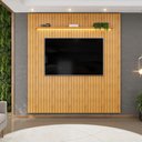Ver imagem 4 de Painel para TV Trento 223 Ripado Cedro com LED-DJ Móveis