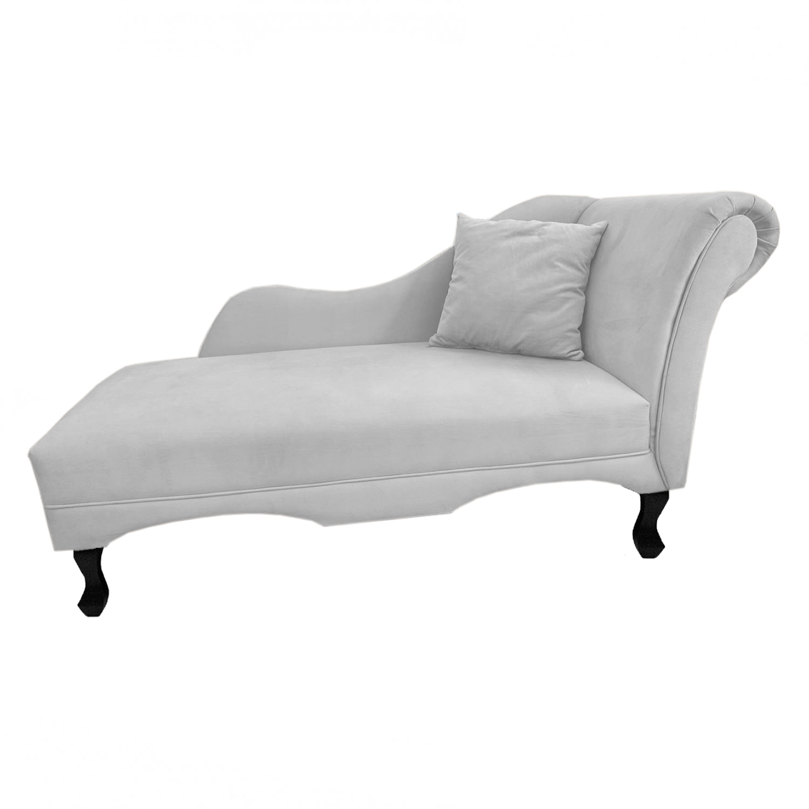 Recamier Divã Sofá Olivia Psicologia Consultório Suede Branco - Dl Decor - 2