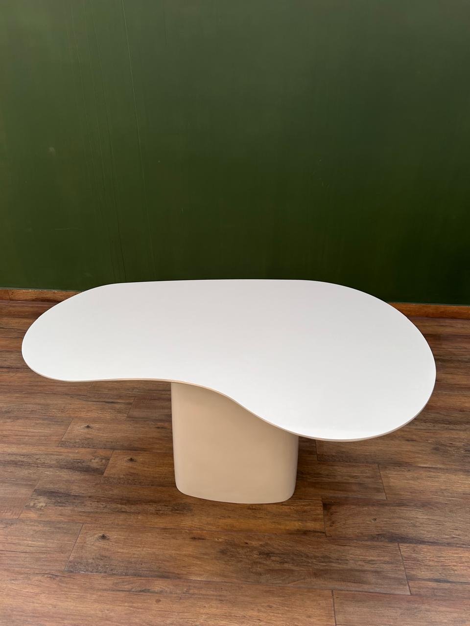 Mesa de Jantar Cone Orgânica Lui 140x90cm Offwhite - 8