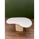 Ver mais imagens de Mesa de Jantar Cone Orgânica Lui 140x90cm Offwhite