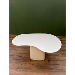 Mesa de Jantar Cone Orgânica Lui 140x90cm Offwhite - 8