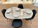 Ver imagem 3 de Mesa de Jantar Cone Orgânica Lui 140x90cm Offwhite