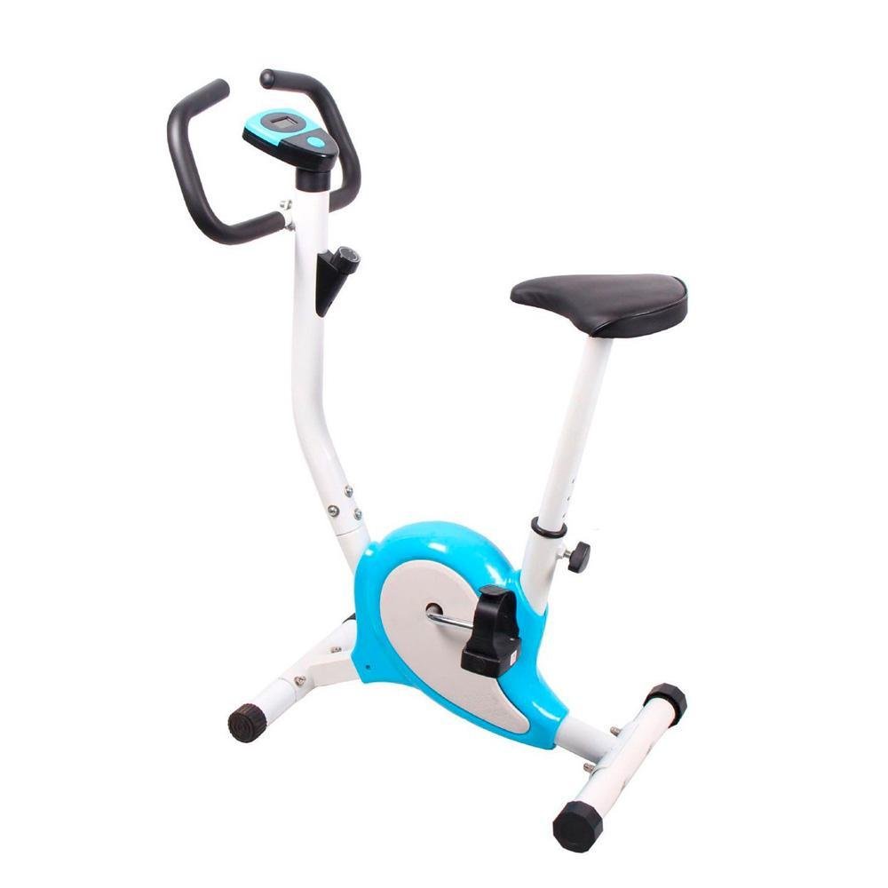 Bicicleta Ergométrica Deend Fitness Vertical Branco e Azul - 4