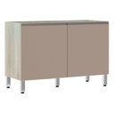 Ver imagem 1 de Balcão De Pia Sem Tamp 120cm Luci Legno Crem e Connect
