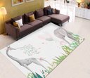 Ver imagem 2 de Tapete Infantil 1,00m X 1,40m Estampas Temáticas Quarto Kids Antiderrapante 100% Poliéster