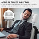 Ver imagem 3 de Cadeira YAMASORO Presidente Luxo em Couro sintético Ergonômica Regulagem do Apoio de Cabeça e lomba
