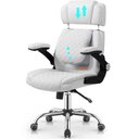 Ver imagem 1 de Cadeira YAMASORO Presidente Luxo em Couro sintético Ergonômica Regulagem do Apoio de Cabeça e lomba