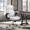 Ver imagem 5 de Cadeira YAMASORO Presidente Luxo em Couro sintético Ergonômica Regulagem do Apoio de Cabeça e lomba