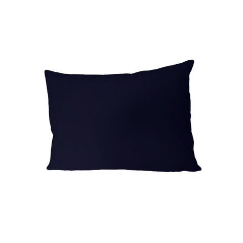 Almofada de Encosto para Sofá Decorativa 80x60cm 1 unidade - Azul escuro