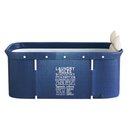 Ver imagem 3 de Banheira Ofurô Dobrável Portátil Retangular PVC Com Encosto Inflável Laundry Rules VG+