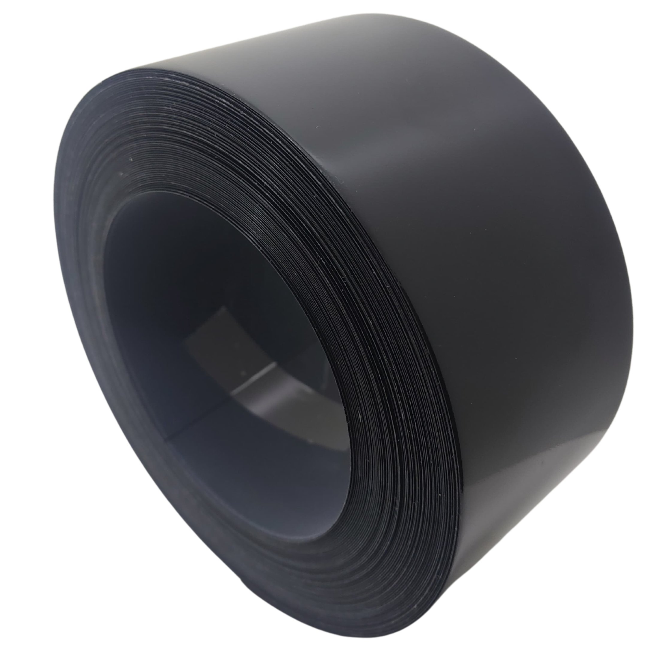 Fita de Borda para Mdf Preto Lacca Brilhante 64mm X 10m Revestimento Acabamento Moveis - 2