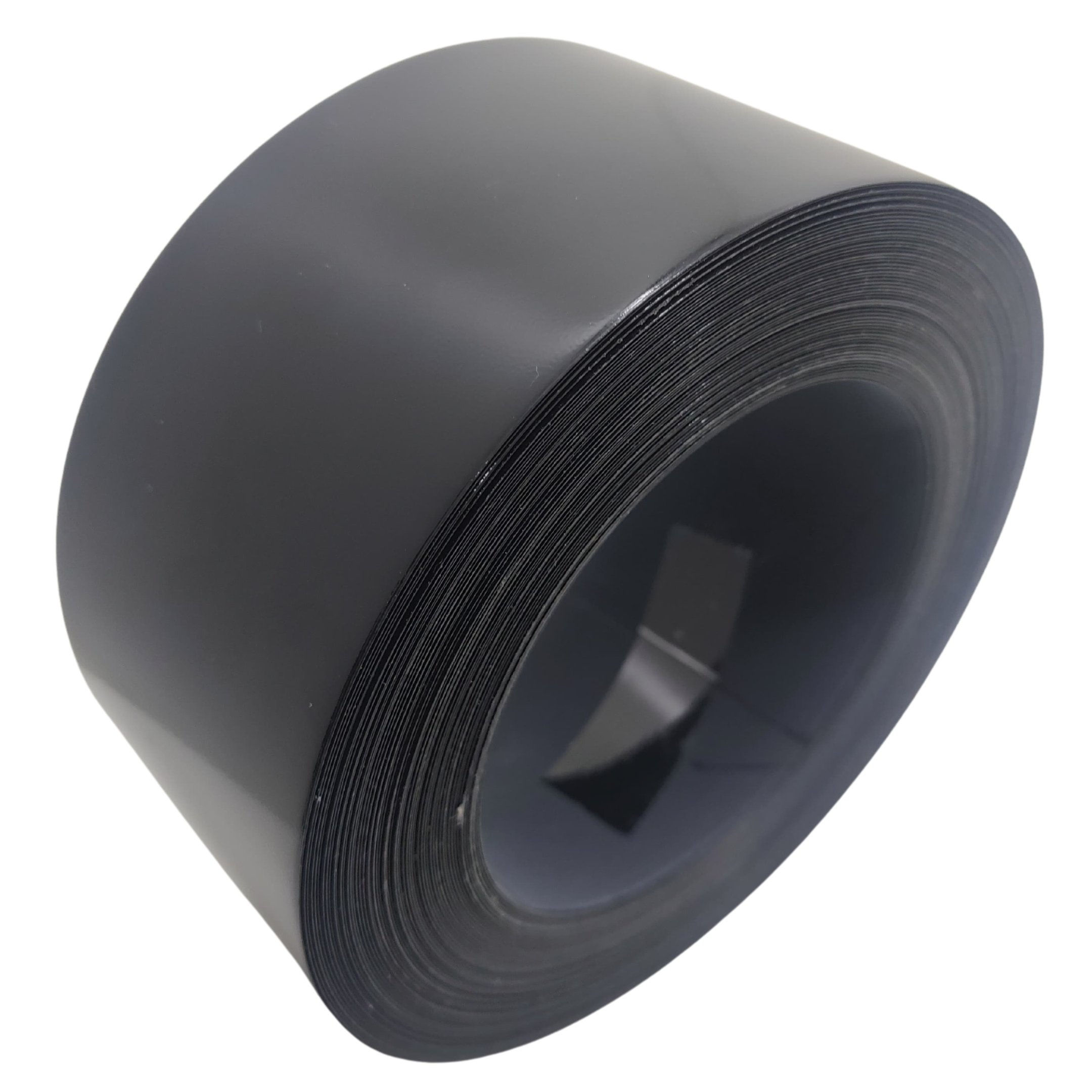 Fita de Borda para Mdf Preto Lacca Brilhante 64mm X 10m Revestimento Acabamento Moveis - 1