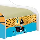 Ver imagem 5 de Cama Solteiro Infantil com Colchão Cama Pirata do Mar MDF Branco Casah