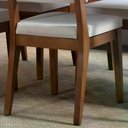 Ver mais imagens de Conjunto de Jantar Mesa com Vidro Avena 6 Cadeiras Ella - Canella C/ Off White