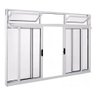 Janela de Alumínio 04 Folhas com Basculante -120x150 - 1