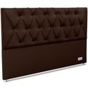Ver imagem 2 de Cabeceira Murat Marrom Super King 8x195x120cm - 1050393508 - Ortobom Cabeceira Murat Marrom Super Ki