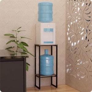 Suporte Bebedouro Galão Água Tampo de Mdf Reforçado Preto - Design Moderno e Resistente para