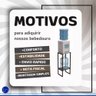 Suporte Bebedouro Galão Água Tampo de Mdf Reforçado Preto - Design Moderno e Resistente para - 9