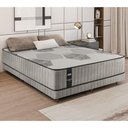 Ver imagem 1 de Cama Box Conjugado King com Colchão 193x61x203 Nanofiber Gazin Cr35307 Cinza Claro