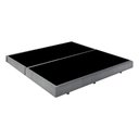 Ver imagem 3 de Cama Box Conjugado King com Colchão 193x61x203 Nanofiber Gazin Cr35307 Cinza Claro