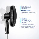 Ver imagem 2 de Ventilador Coluna Super Power Vsp-40-c-nb 40cm 6 Pás