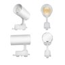Trilho Eletrificado Com 3 Spot Direcionavel 1 Metro Branco Led 7W 6500K - 5