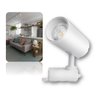 Trilho Eletrificado Com 3 Spot Direcionavel 1 Metro Branco Led 7W 6500K - 2