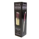 Ver imagem 5 de Conjunto de 6 Facas Laguiole La Tour Luxo com Cepo de Madeira - Bordô