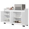 Aparador Buffet Real 4 Portas Branco Primus Móveis - 4