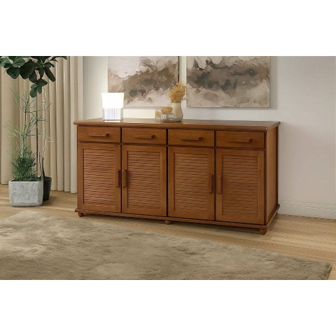 Buffet Madeira Milano 4 Portas Imbuia