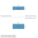 Ver imagem 7 de Cozinha Modulada Compacta com 4 Peças 10 Portas 4 Gavetas e Vidro Reflecta 100% MDF Itália