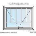 Ver imagem 2 de Maxim-Ar em Aço Galvanizado Branca com Grade Elo - 0,80x0,60M