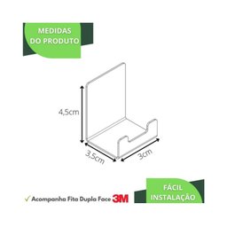 Cabide Gancho para Toalha de Parede com Adesivo Inox F.elg - 8