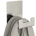 Ver imagem 2 de Cabide Gancho para Toalha de Parede com Adesivo Inox F.elg