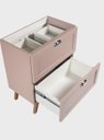 Ver imagem 4 de Gabinete para Banheiro 60cm Retro MDF Rosa Milano - On Móveis